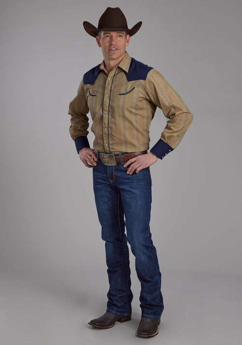 Men's Roper Broadcloth Western Shirt
