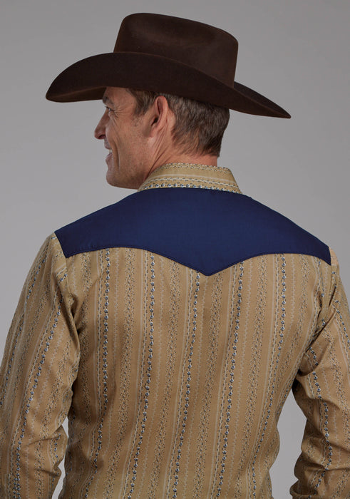 Men's Roper Broadcloth Western Shirt