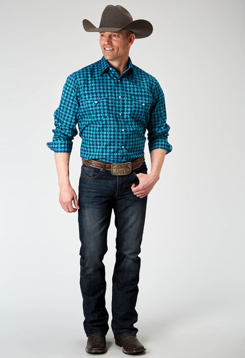 Men's Roper "Scribble Print" Western Shirt