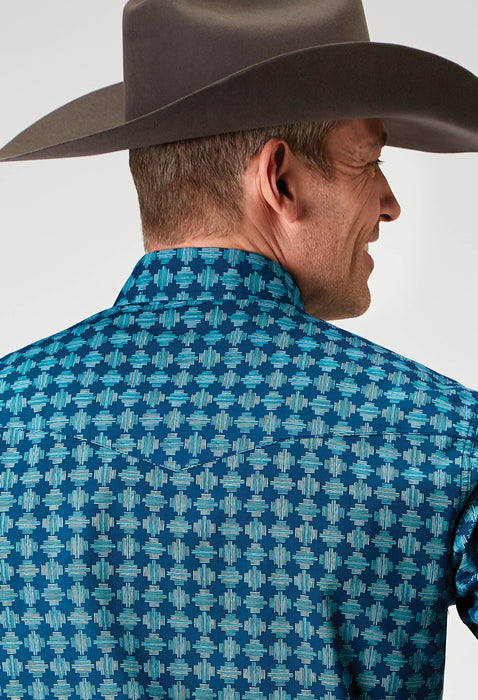 Men's Roper "Scribble Print" Western Shirt