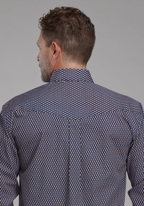 Men's Roper "Fall River" Long Sleeve Western Shirt - Big & Tall