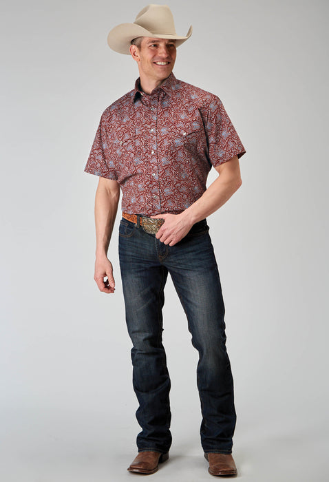 Men's Roper Vintage Paisley Western Shirt