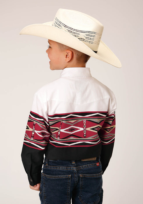 Roper Tribal Border Long Sleeve Shirt