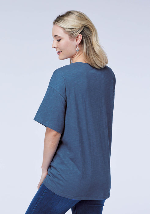 Women's Roper Navy Boyfriend Tee