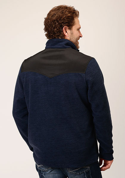 1738 HTHR NAVY MICRO FLEECE