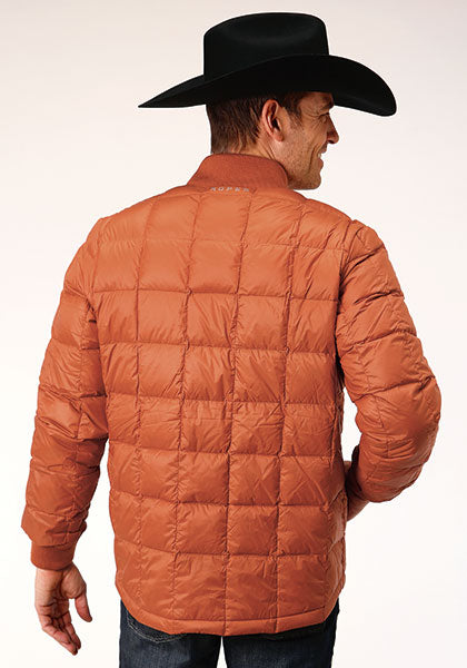 1304 DOWN PROOF COATED JACKET - RUST