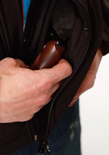 Mens Roper Concealed Carry Soft Shell Jacket