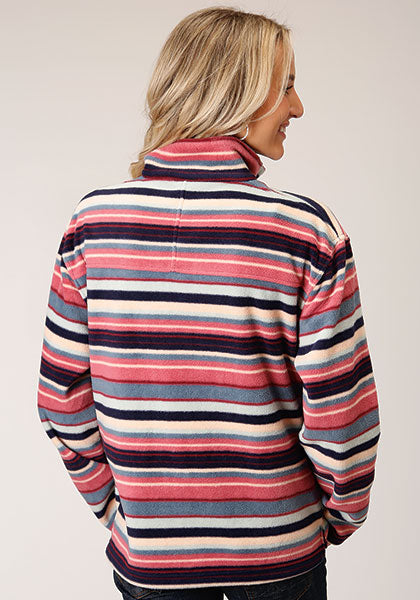 1350 HORIZONTAL STRIPE PRT FLEECE