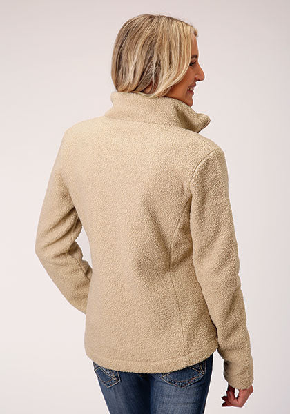 1349 BONDED FAUX LAMB FUR FLEECE JCKT