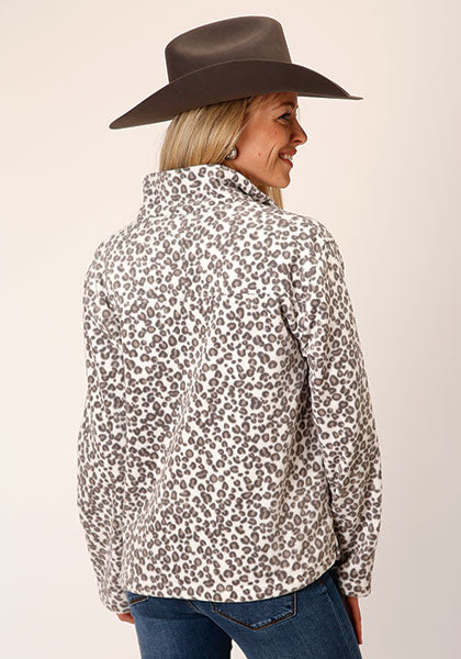 1816 SNOW LEOPARD PRT FLEECE