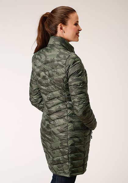 00763 PARACHUTE CAMO LONG DOWN COAT