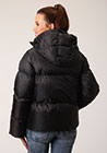 1744 WOMEN'S HOODED DOWN PUFFER COAT