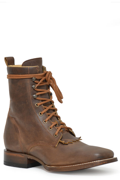 Men's Roper Burnished Brown Lace Up Boot