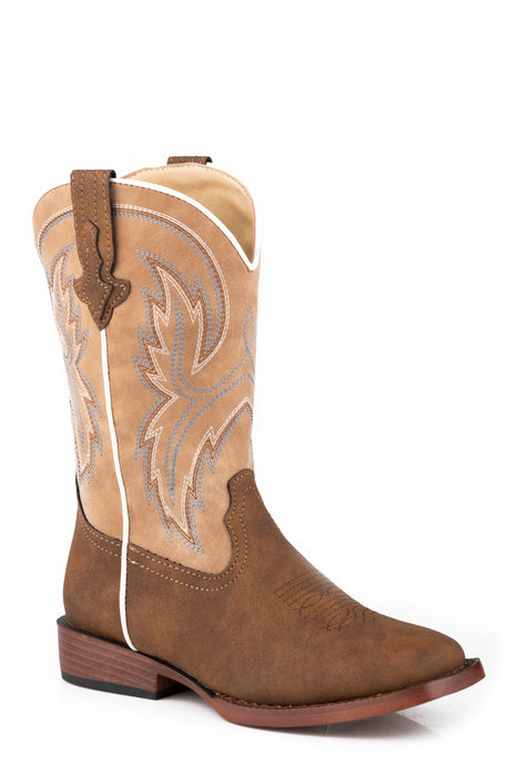 Boys Roper Eastwood Square Toe Boot