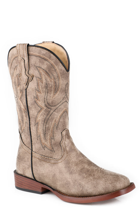 Boys Roper Eastwood Square Toe Boots