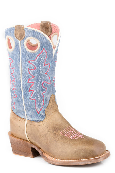 Girls Roper Ride'em Cowgirl Boots