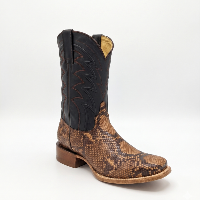 Mens Stetson Python Square Toe Boot