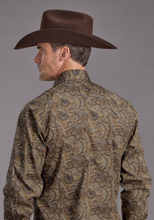 Mens Stetson San Antonio Paisley Western Shirt