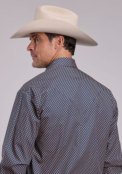Mens Stetson Heirloom Geo Western Shirt