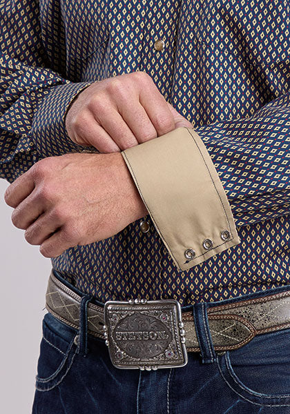 Mens Stetson Heirloom Geo Western Shirt