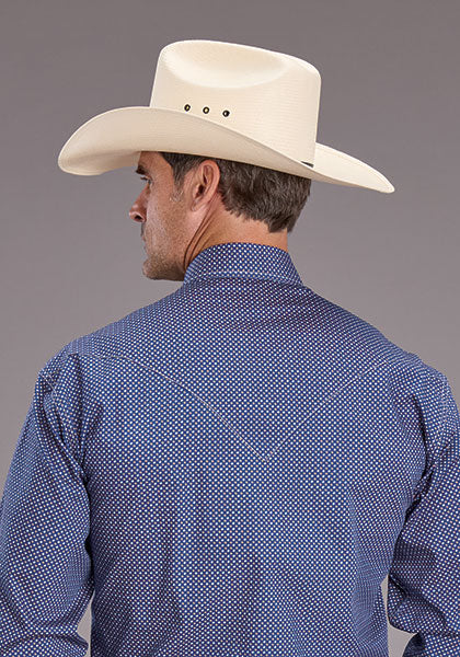 Mens Stetson Eclipse Geo Western Shirt