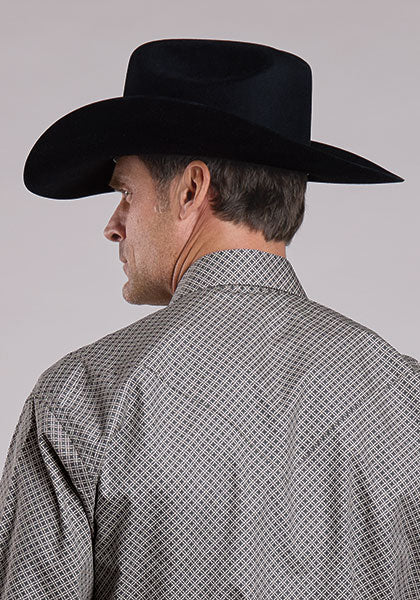 Mens Stetson Polaris Geo Western Shirt