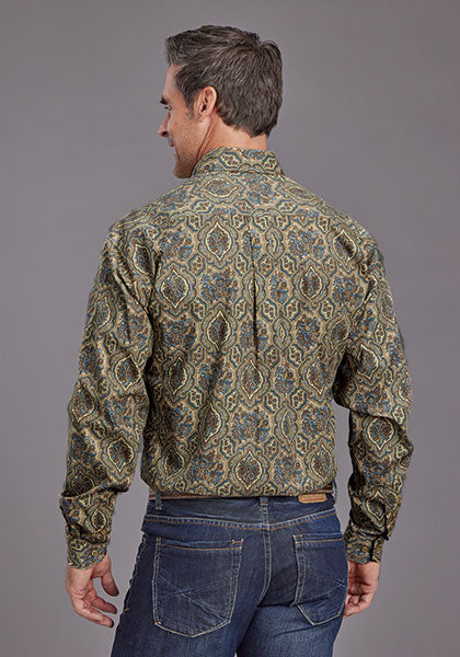 Mens Stetson Frontier Medallion Western Shirt