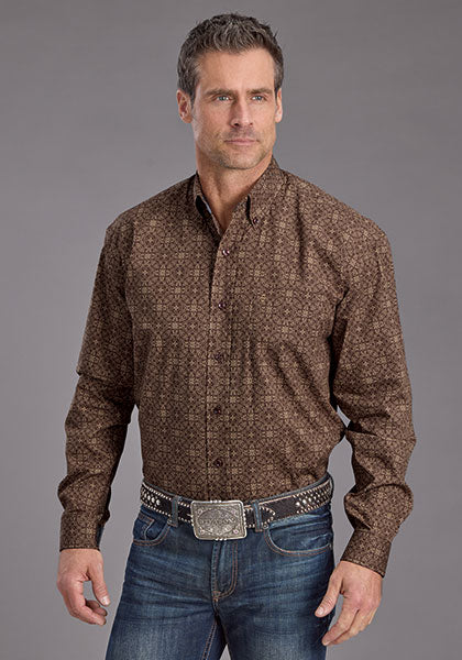 Mens Stetson Vintage Ornamental Western Shirt