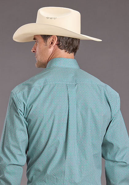 Mens Stetson Mosaic Geo Western Shirt