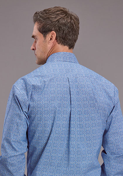 Mens Stetson Dawn Medallion Western Shirt