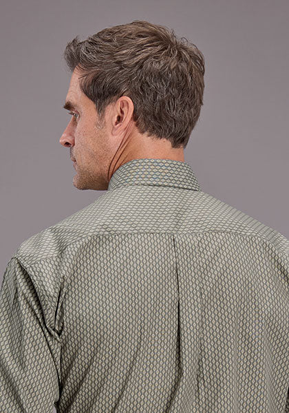 Mens Stetson Smoke Diamonds Western Shirt