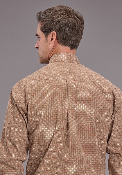 Mens Stetson Spice Mosaic Western Shirt