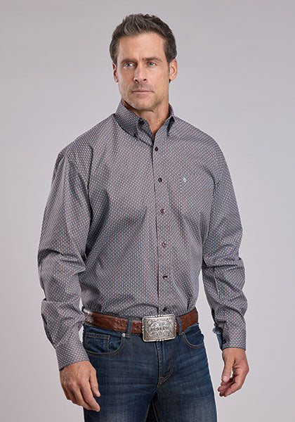 Mens Stetson Diamonds Western Shirt