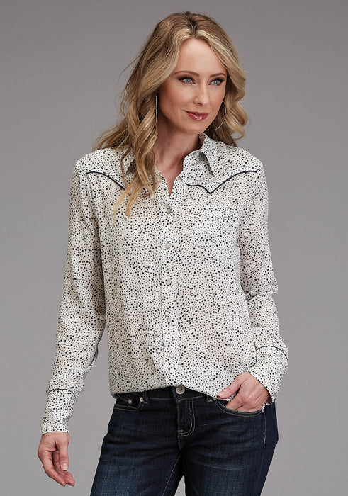 Women's Stetson "Stars" Western Long Sleeve Blouse