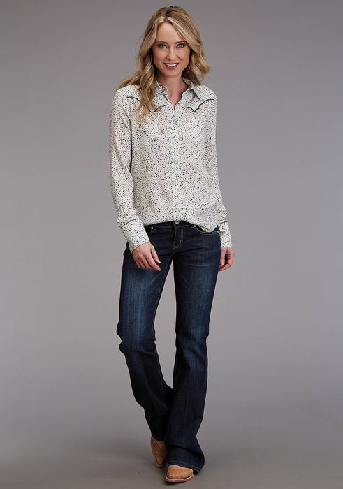 Women's Stetson "Stars" Western Long Sleeve Blouse