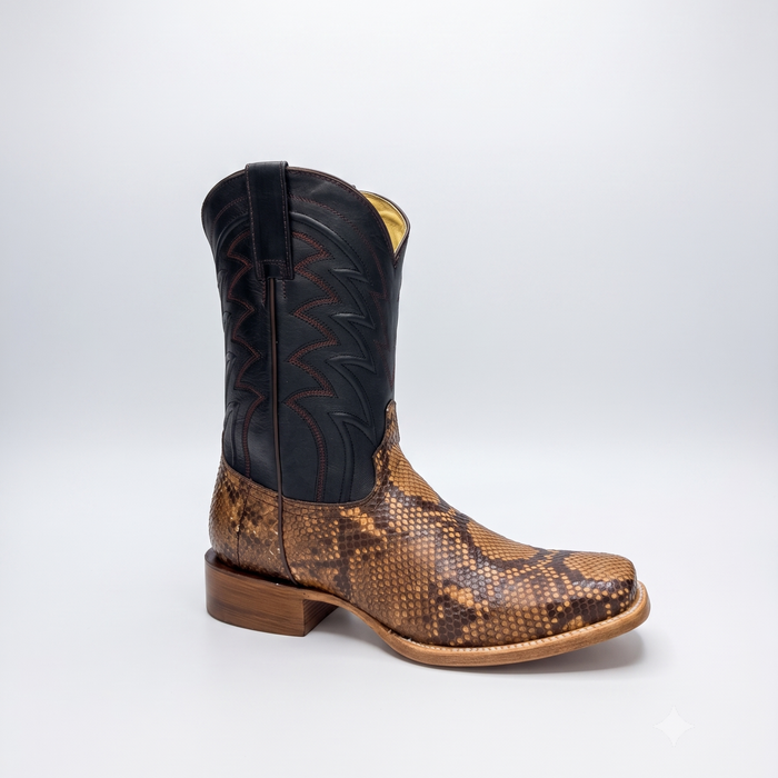 Mens Stetson Python Cutter Toe Boot