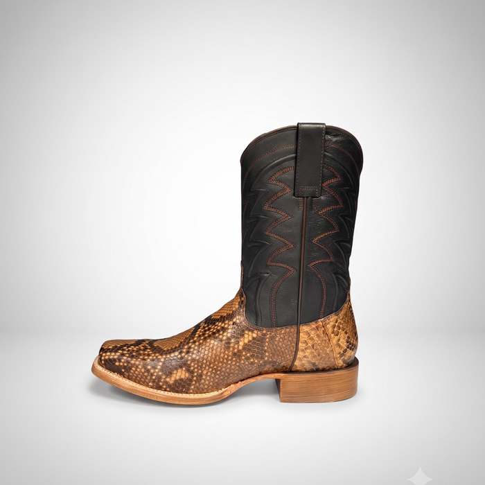 Mens Stetson Python Cutter Toe Boot