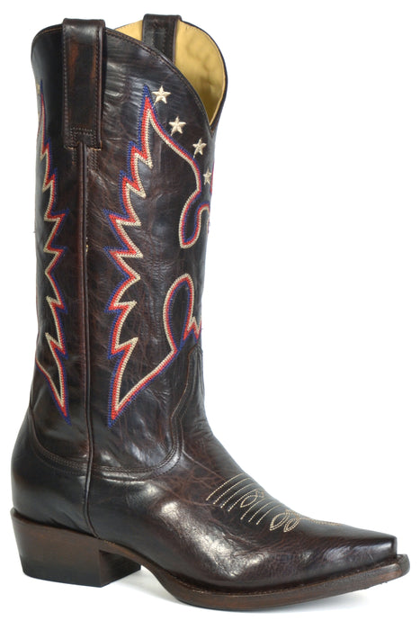 Women's Stetson Chocolate Snip Toe Boot