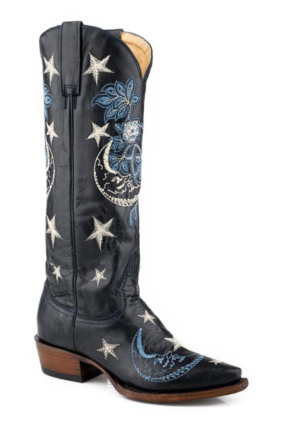 Women's Stetson Embroidered Snip Toe Boot