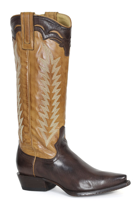 Women's Stetson Chocolate Goat Leather Boot