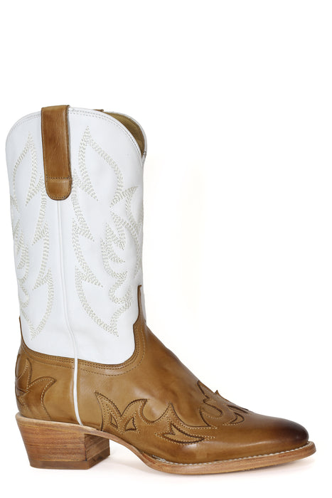Women's Stetson Gold Hand Tooled Boot