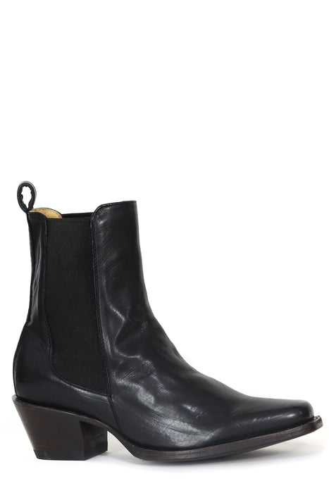 Women's Stetson Black Hognose Toe Boot