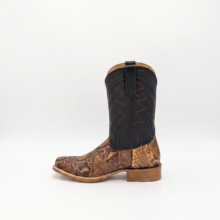 Mens Stetson Python Square Toe Boot