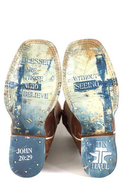 Boys Tin Haul "Holy Son" Square Toe Boot