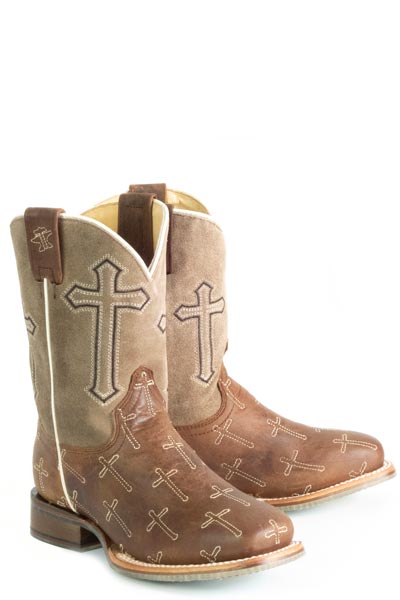 Boys Tin Haul "Holy Son" Square Toe Boot