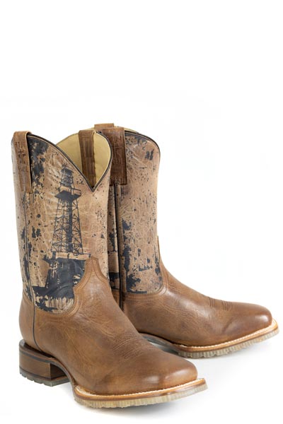 Men's Tin Haul "Roughneck" Square Toe Boot w/ Lug Sole