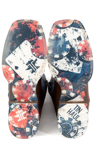 Men's Tin Haul "Dealers Choice" Square Toe Boot