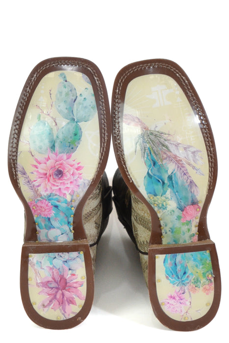 Women's Tin Haul "Sign of the Sun" Square Toe Boot