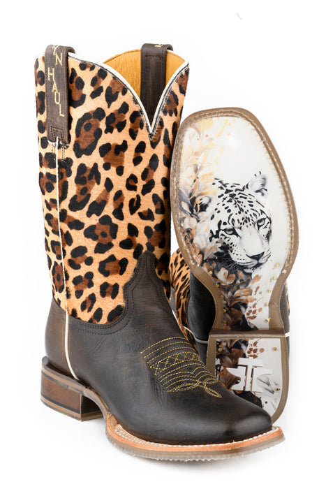 Women's Tin Haul "Wild Cat" Square Toe Boot