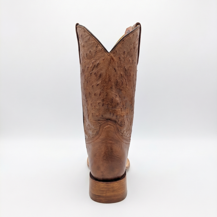 Mens Stetson Smooth Ostrich Square Toe Boot